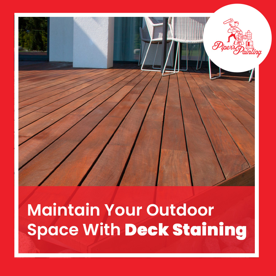 Maintain Your Outdoor Space With Deck Staining