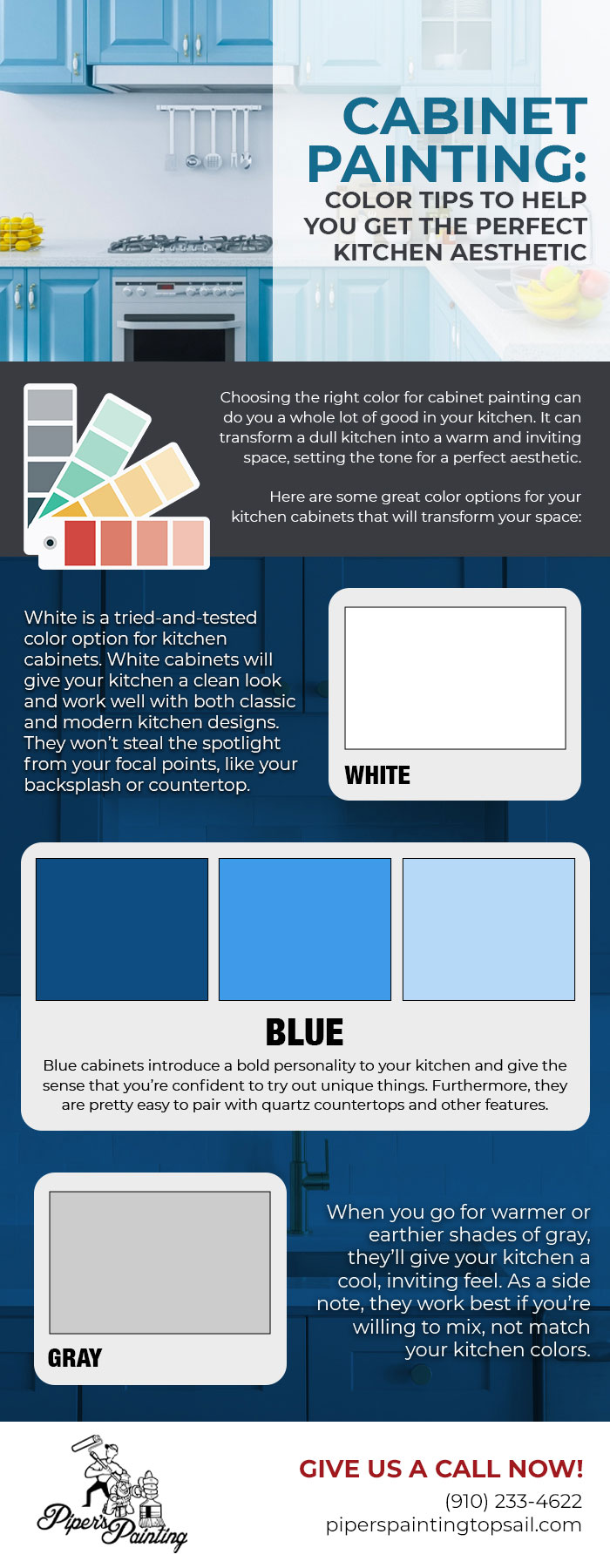Cabinet Painting: Color Tips To Help You Get the Perfect Kitchen Aesthetic 